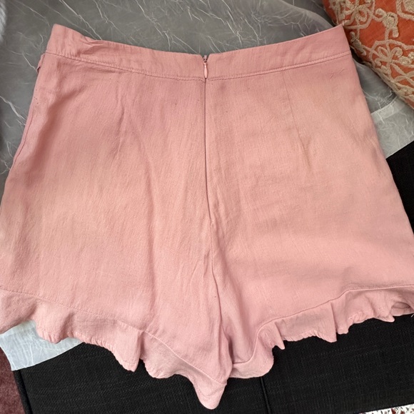 Altar'd State Pink Ruffle Shorts - Picture 4 of 4